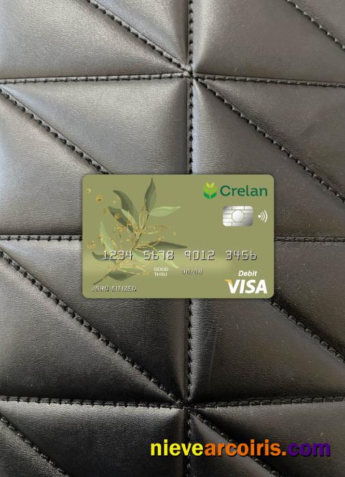 Belgium Crelan bank visa card photolook
